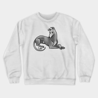 Dog - Greyhound - Blue Crewneck Sweatshirt